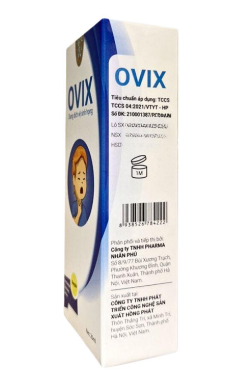 Xịt họng Ovix