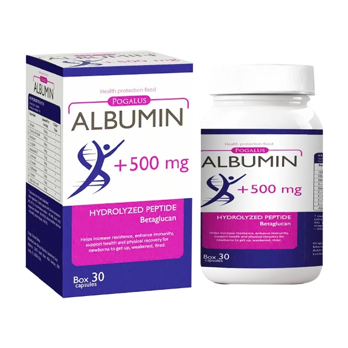 Viên uống Pogalus Albumin +500mg