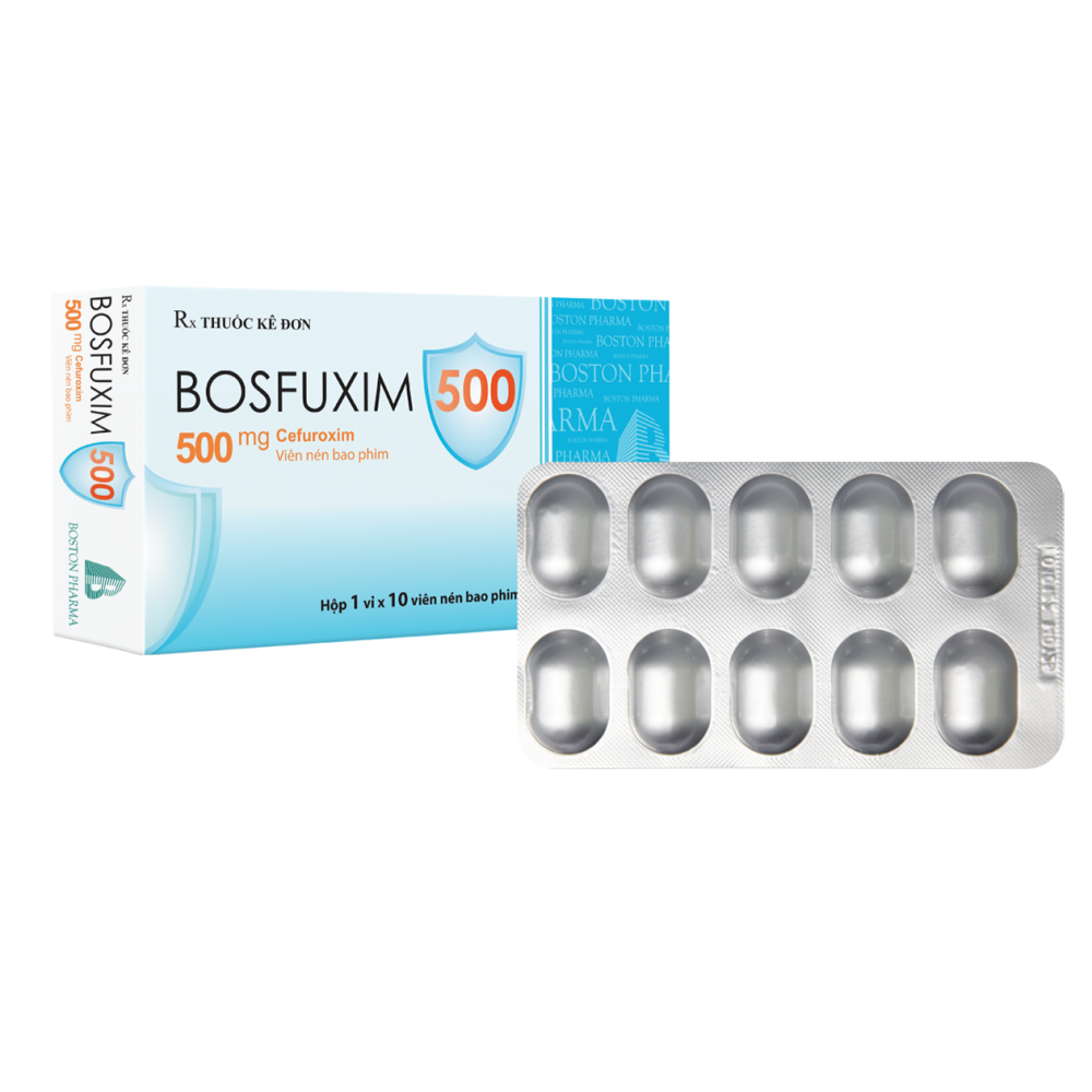 thuốc kháng sinh Bosfuxim 500mg